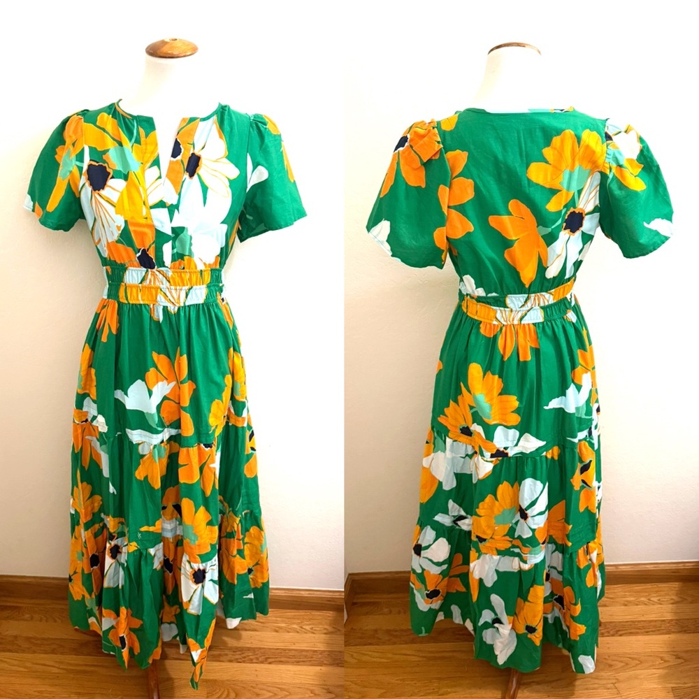 Anthropologie Maeve Somerset maxi  Dress - Picture 2 of 3